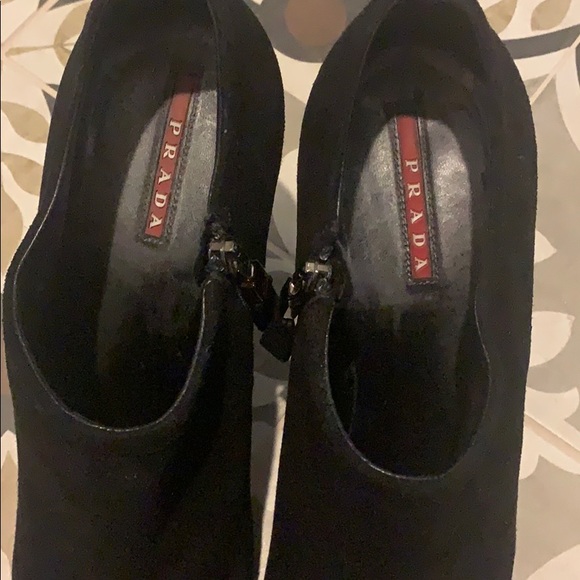 Prada Black Suede Bootie - Picture 3 of 13